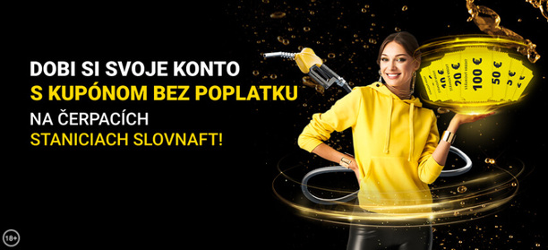 Fortuna online casino - Fortuna kupón na čerpacích staniciach