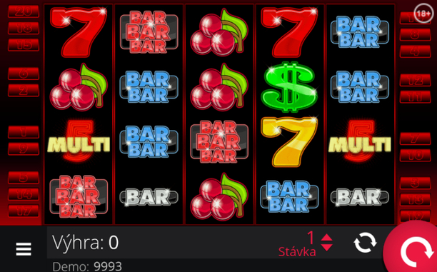 Tipsport hrací automat Multi 5