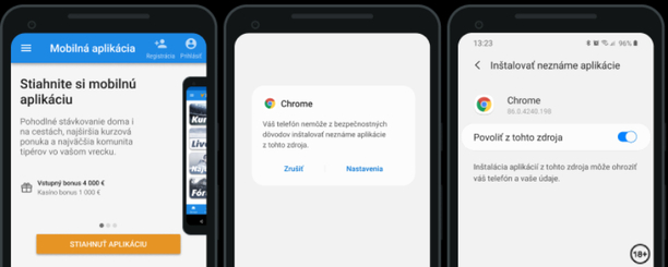 Tipsport aplikácia pre Android download