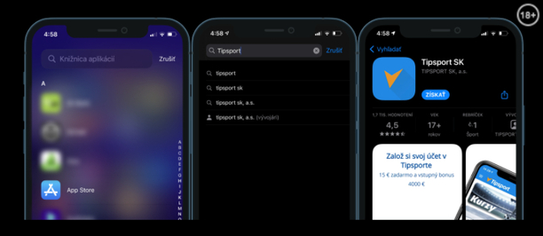 Tipsport casino aplikácia App Store