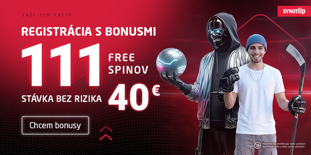 111 free spinov v&nbsp;SynotTipe
