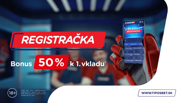 TIPOS registračný bonus