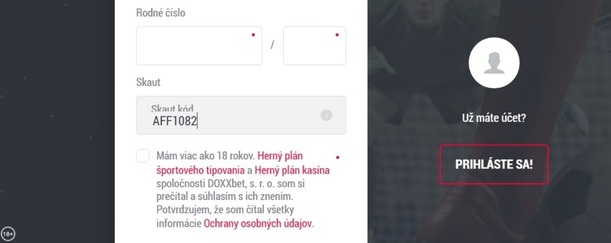 Doxxbet Skaut kód
