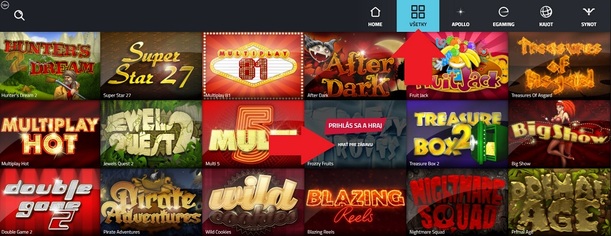 Hracie automaty v Betor casino