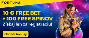 Fortuna bonus bez vkladu