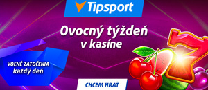 Zapojte sa do Ovocného týždňa v Tipsporte a využite free spiny zadarmo Zapojte sa do Ovocného týždňa v Tipsporte a využite free spiny zadarmo