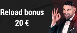 Reload bonus 20 € v DOXXbet