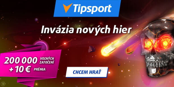 Vyhrajte voľné zatočení i prémiu do Tipsportu