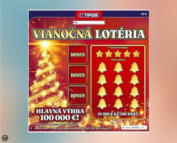 Offline žreb Vianočná Lotéria od TIPOSU