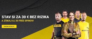 Fortuna vstupný bonus bez rizika Fortuna vstupný bonus bez rizika
