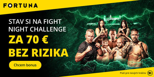 Stavte si vo Fortune na Fight Night Challenge bez rizika