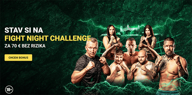 Stavte si na Fight Night Challenge bez rizika vo Fortune