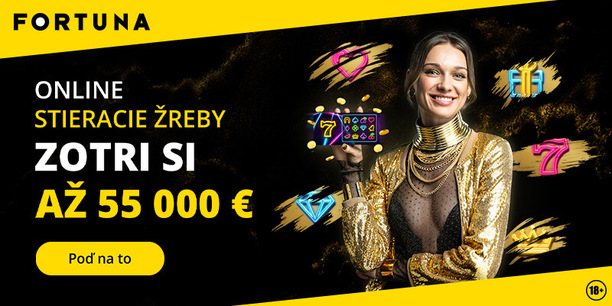 Zotrite si žreby vo Fortune online