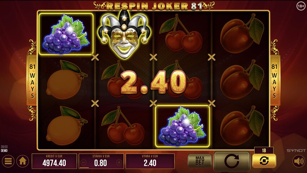 Využite freespiny na Respin Joker 81