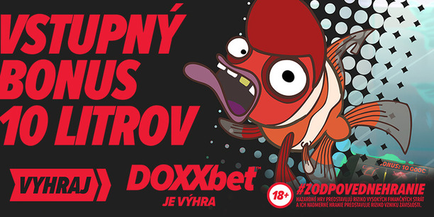 DOXXbet vstupný bonus až&nbsp;do&nbsp;10 000 €