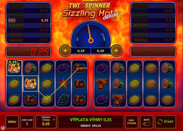 Twin Spinner Sizzling Hot Deluxe