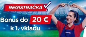 Tipos 20 € bonus za registráciu