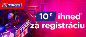 10 eur za registráciu v TIPOS