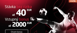 Synottip stávka bez rizika a vstupný bonus
