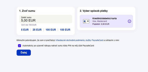 Ako kúpiť Paysafecard online