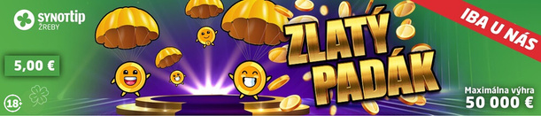 Zlatý Padák – eŽreb od SYNOT TIP