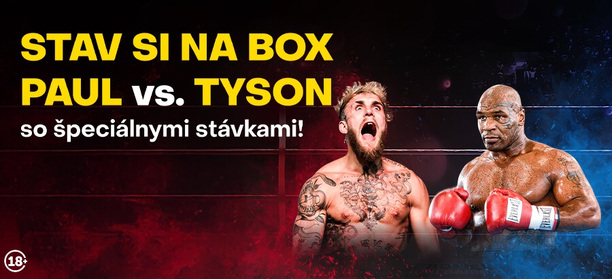 Stavte si na zápas Paul vs. Tyson vo Fortune