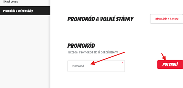 DOXXbet promo kód – ako zadať