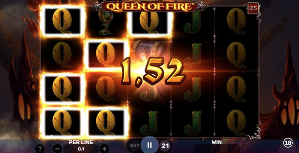 Queen of Fire – Spinomenal slot