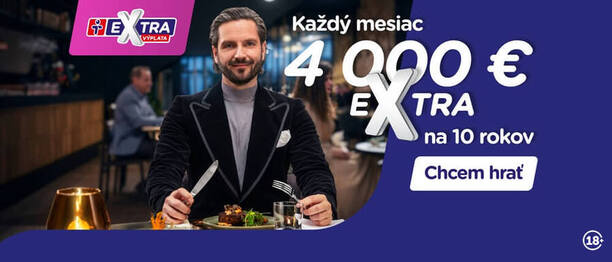 EXTRA VÝPLATA výsledky