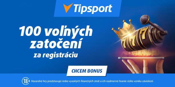 Tipsport otočky zdarma za registráciu