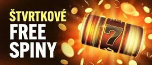 Štvrtkové free spiny a bonusy 13. 3. 2025 Štvrtkové free spiny a bonusy 13. 3. 2025