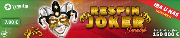 Respin Joker Scratch iba v SYNOT TIP
