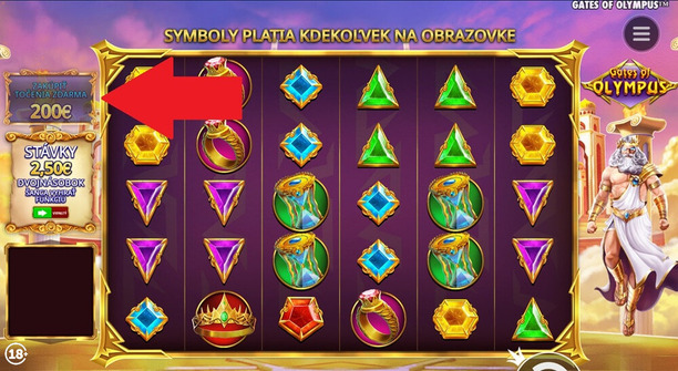 Bonus Buy na hre Gates of Olympus