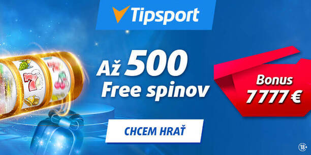Tipsport bonus za&nbsp;registráciu