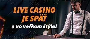 Tipsport Live kasíno