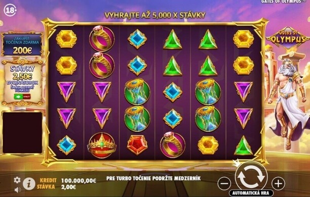 Online automat Gates of Olympus