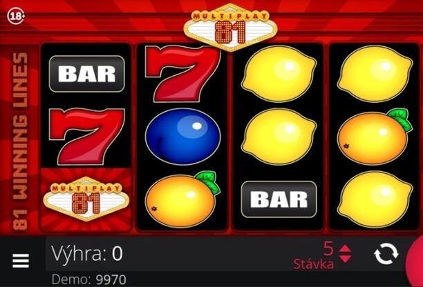 Online automat Multiplay 81