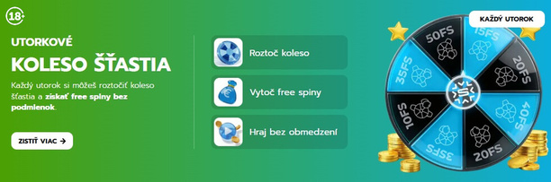 Koleso šťastia Slovmatic