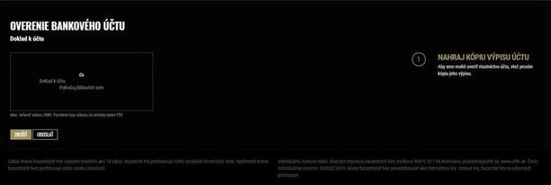 Overenie bankového účtu v Slovmaticu