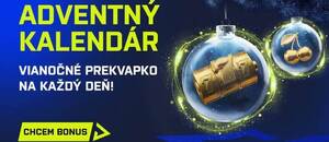 Casino adventný kalendár spustilo aj Kajot Intacto.