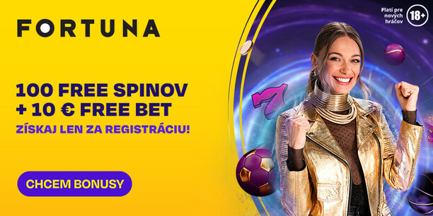 100 free spinov Fortuna