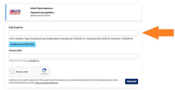 Uplatnenie TIPOS kupónu