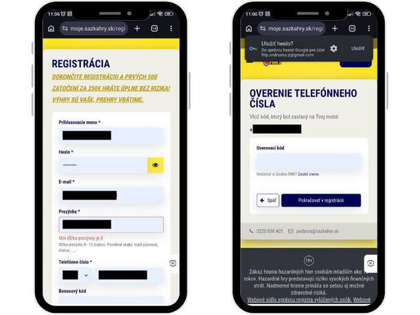 Sazka hry registrácia