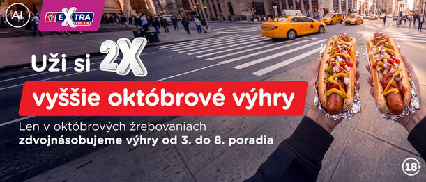 Prémiové žrebovanie EXTRA VÝPLATY